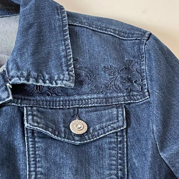 NWOT Baccini denim Jacket Petite XL - Picture 8 of 12